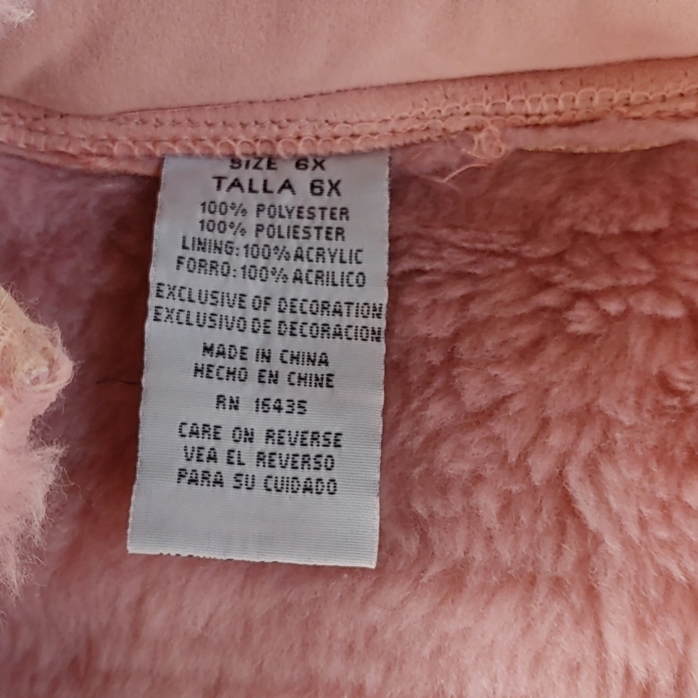 Girls winter jacket‎ Coat pink size 6X - Picture 7 of 7